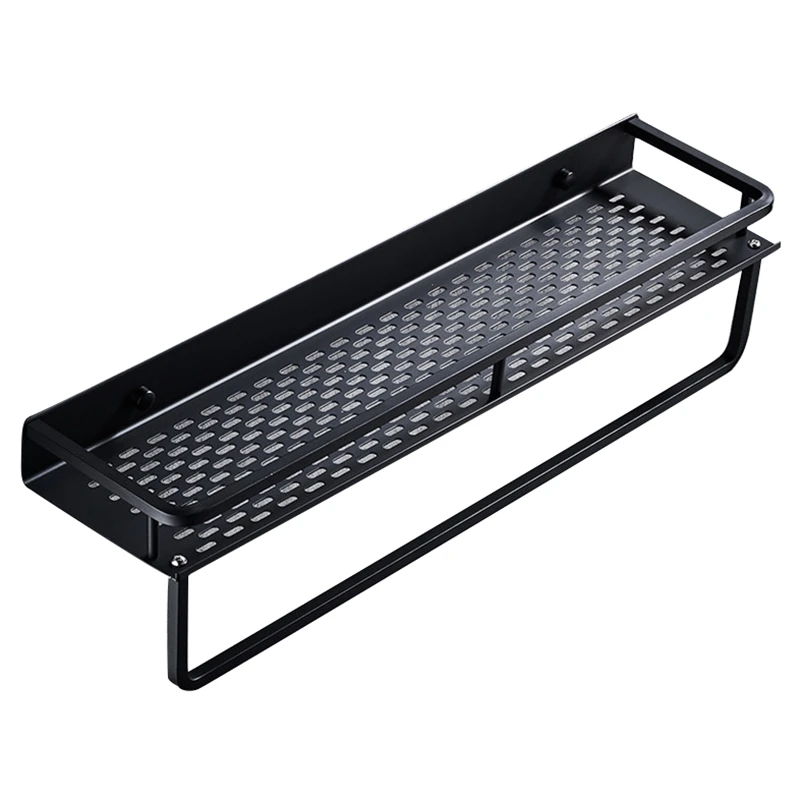 

Полка для ванной комнаты угловая, органайзер, настенная стойка с планкой, алюминиевые полки для кухни, для хранения шампуня и душа, стойка дл...