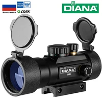 diana 3x44 green red dot sight scope tactical optics riflescope fit 1120mm rail rifle scopes for hunting