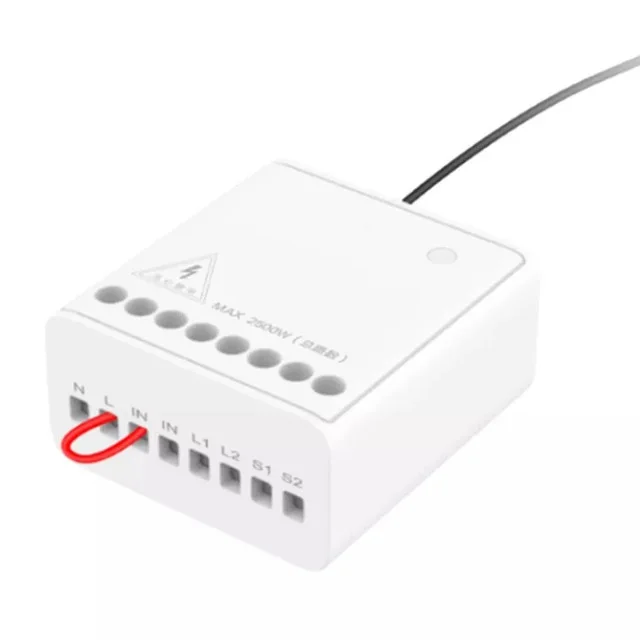 1 pcs Xiaomi Aqara реле двусторонний модуль управления беспроводное реле ZigBee контрольный Лер 2 канала умный светильник переключатель управления несколько Devic - Цвет: 1 pcs