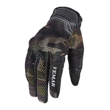

Camouflage Motorcycle Gloves Summer Touch Screen Full Finger Gloves Protective Gear Biker Riding Motorbike Moto Motocross Gloves
