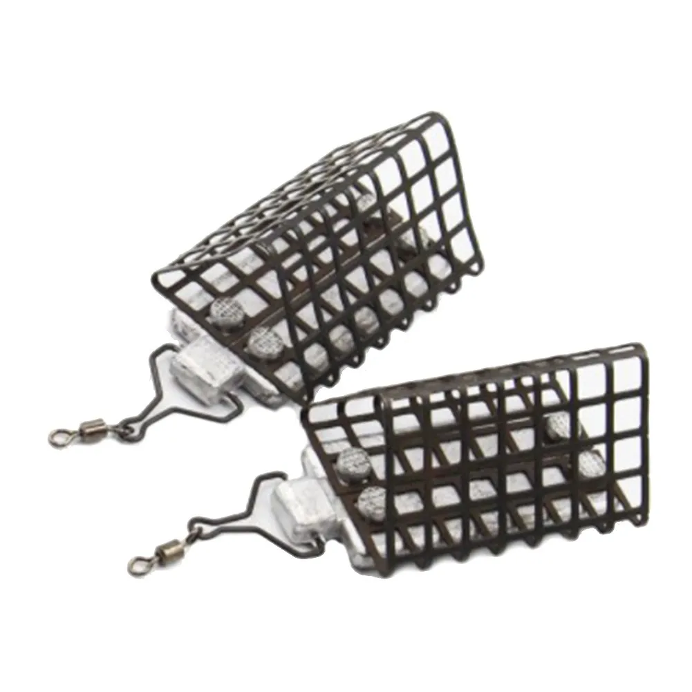 

1Pc 30g/60g Metal Triangle Fishing Feeder Sinker Cage Fishing Bait Basket Cage Tackle Lure Accessories Carp Coarse Barbel Swivel