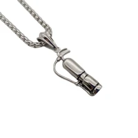 creative fire extinguisher necklace 316 stainless steel mens stylish fire extinguisher pendant necklace