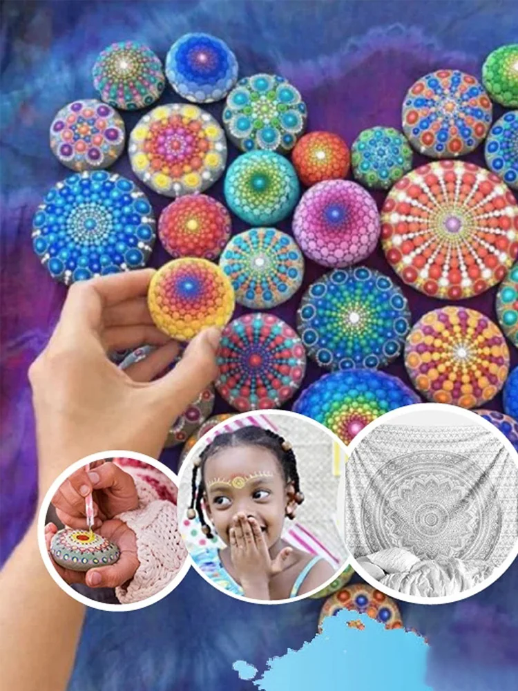 

DIY Painted Template 20-piece Combination Children's Painting Early Education Set Parent-child Educational Drawing Toys