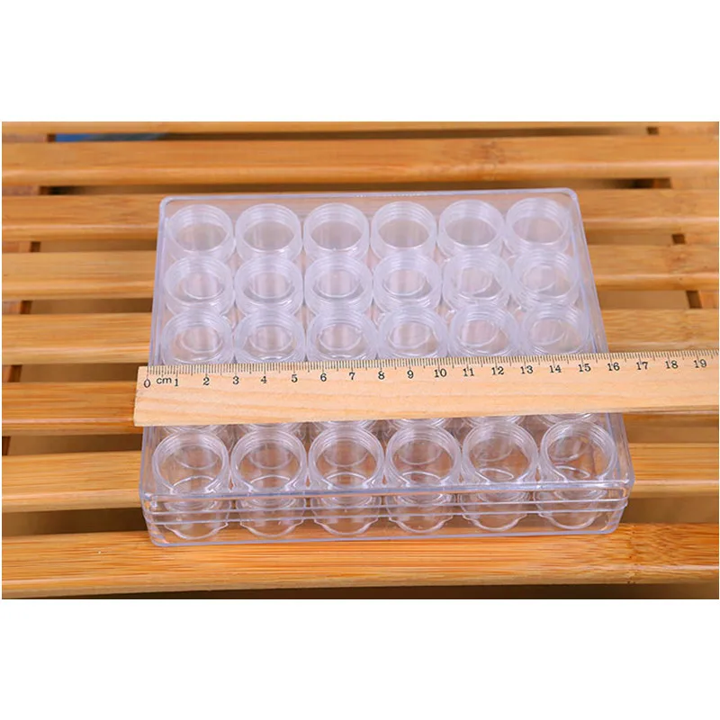 30 ячеек для хранения алмазной вышивки коробка лекарств 5D сделай сам аксессуары