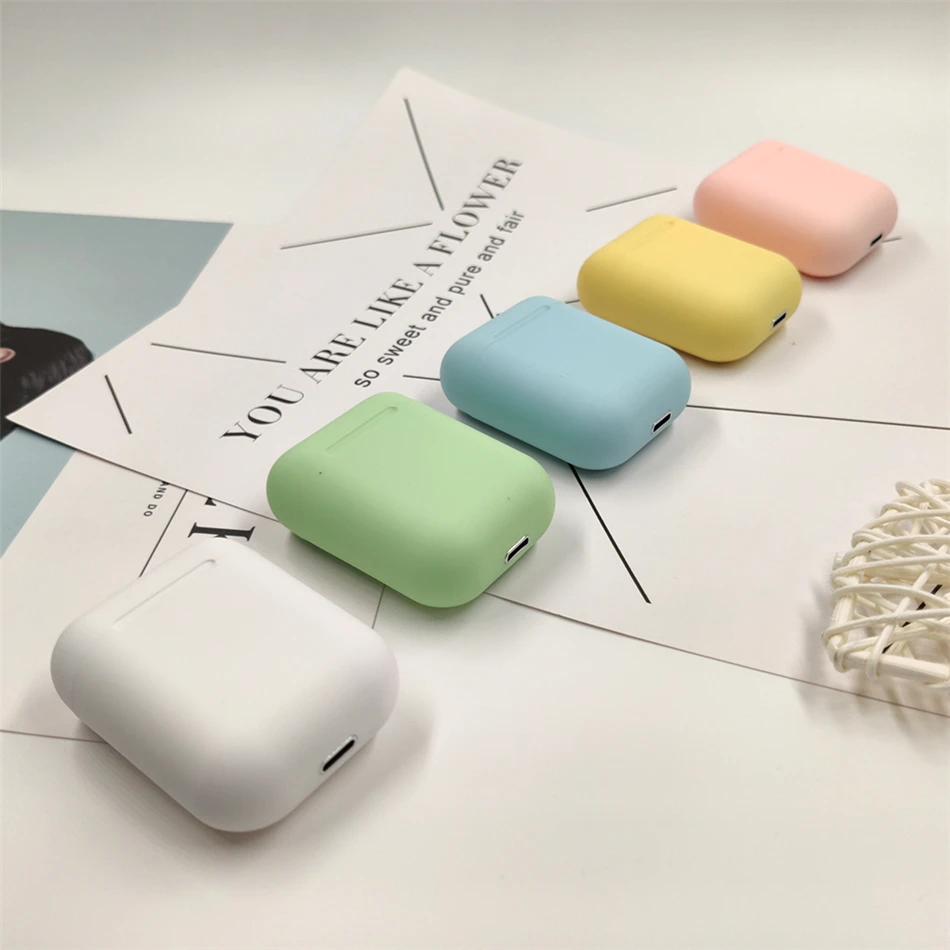 I12 TWS, беспроводная гарнитура с сенсорной клавишей, Bluetooth 5,0, спортивные стерео наушники для iPhone, Xiaomi, huawei, samsung, смартфон