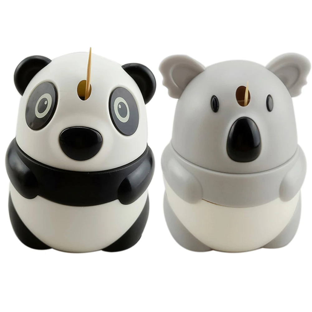 

Home Creative Panda Automatically Pops Up Toothpick Dispenser Home Living Room Dining Room Toothpick Storage Box For Toothpicks