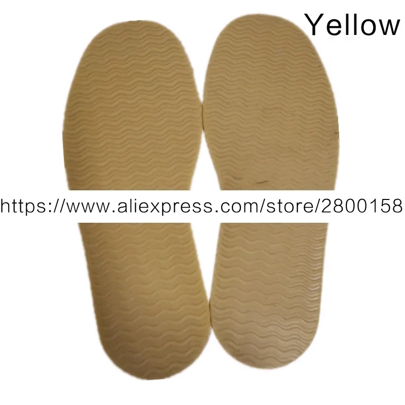 1 Pair DIY Rubber Full Sole Repair Shoes Tire Grain Wave Pattern Repair Worker Shoes Outsole 4mm Stick On Full Soles Heel Pads