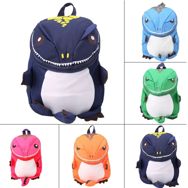 

Cute Kid Toddler Backpack Kindergarten Schoolbag 3D Cartoon Dinosaur Animal Bag