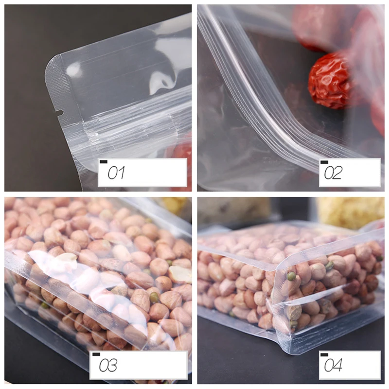 Прозрачный стоячий Органайзер на молнии для домашних животных пакет упаковки