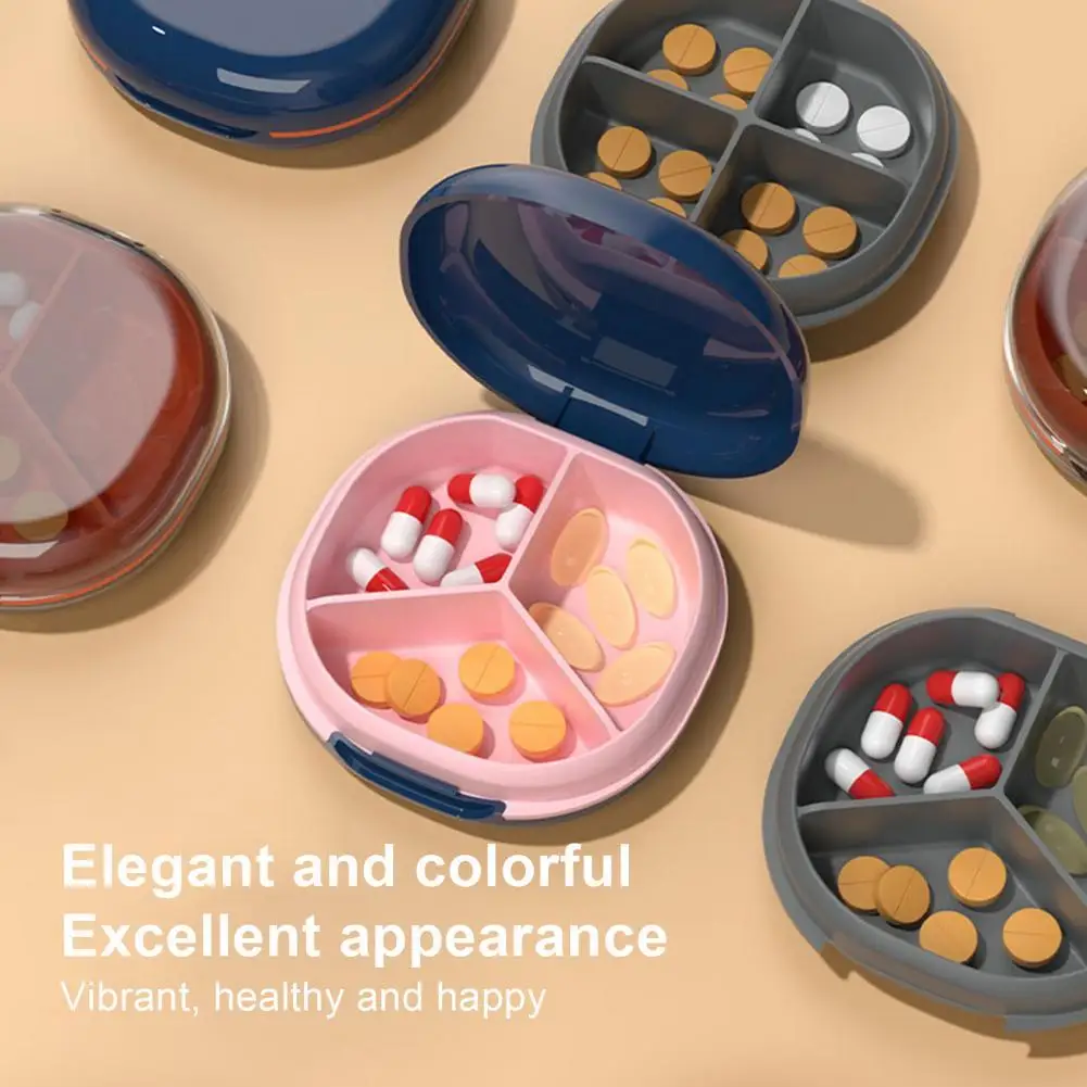 

Удобный стильный пыленепроницаемый Сейф для таблеток, широкий контейнер для таблеток, экономия места на открытом воздухе