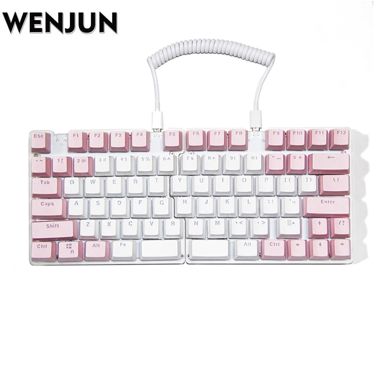 

WENJUN Offical/Gaming Keyboard Programmable Support Macro Function MX Switches Mechanical Keyboard Numpad For LOL 78Key 78%