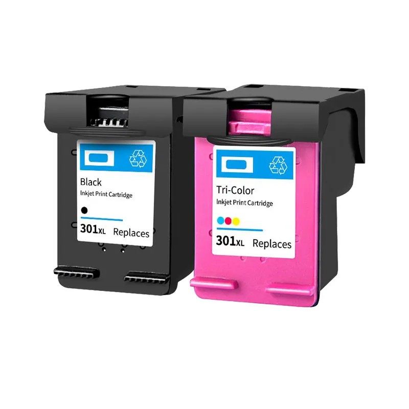 2x черный 301XL Заправляемый чернильный картридж замена для hp 301 xl hp301 CH563EE CH564EE Deskjet 1000