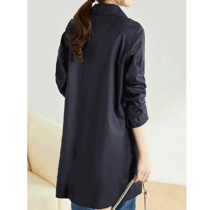 Весна-Осень 2023 Новая универсальная ветровка женская Свободная куртка средней