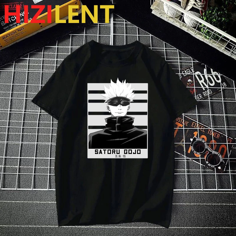 Мужская футболка в японском стиле Харадзюку уличная одежда с рисунком аниме