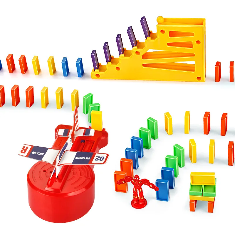 

domino blocks dominoes board game plastic hot toys for children girls boys kids baby toy plane train educational developing gift