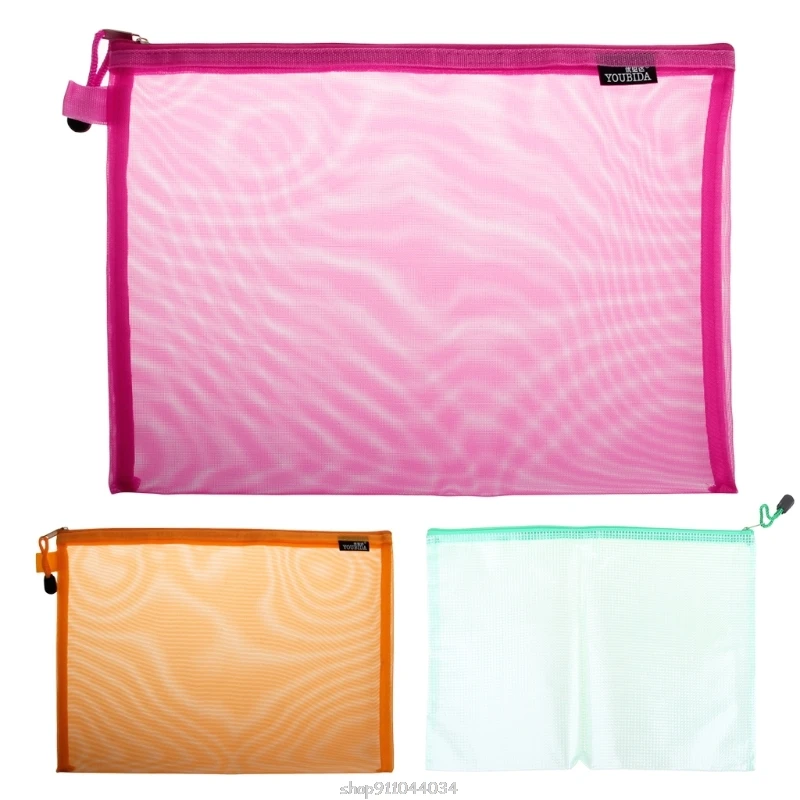 

Document Bag A4 Size Zipper File Pocket Storage Organizer School Office Supplies Mar10 21 Dropship