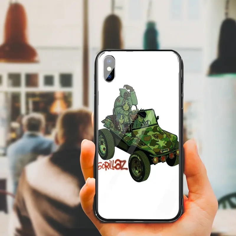 Чехлы для телефонов из закаленного стекла с мультипликационным изображением