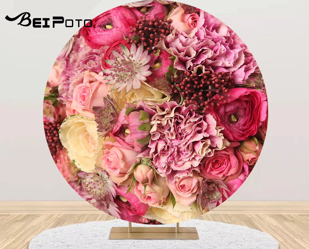 

Свадебное платье с цветочным узором для фотосъемки фоновые декорации с розами детских празднований дня рождения вечерние баннер покрытие стола плакат фон для фотосъемки с YY663