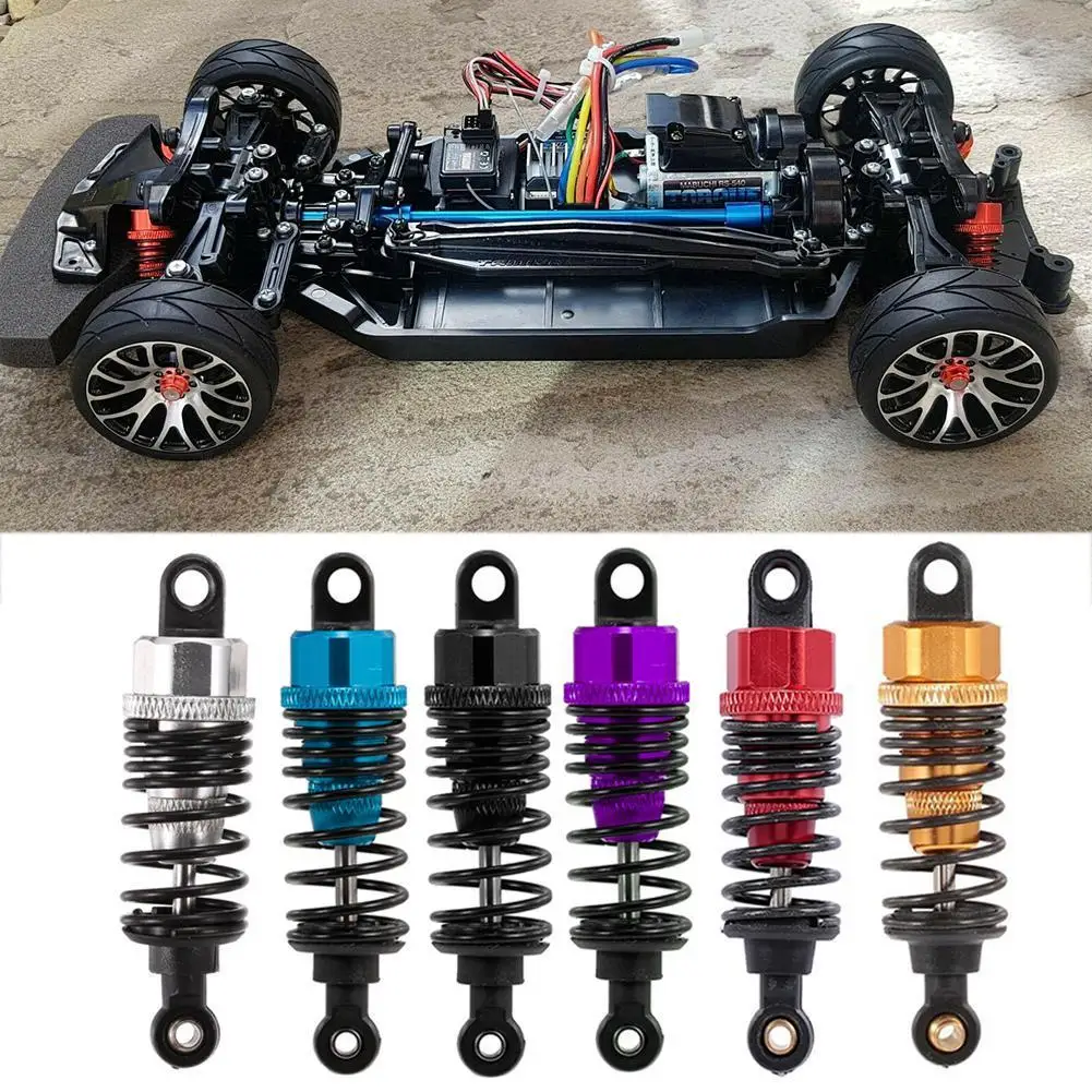 

4Pcs Alloy RC 1/10 Adjustable Shocks For Tamiya Chassis TT-02 TT-02D M-05 M-06 Metal Shock Absorber Suspension Damper