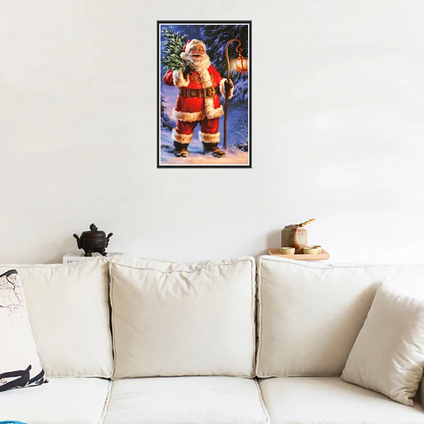 Рождественское украшение бесплатная доставка алмазная живопись отец керст 5D