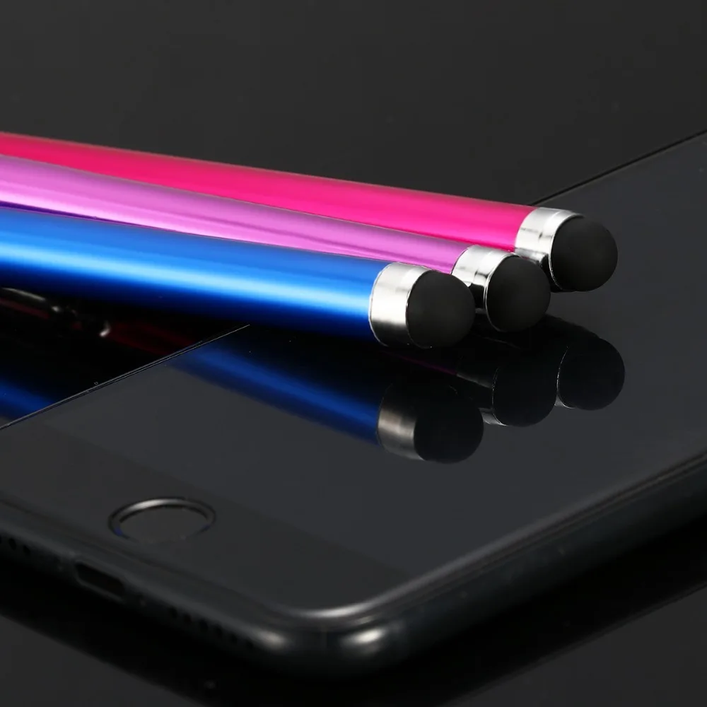 11 см металлическая стилус для сенсорного экрана смартфона, стилус синего фиолетового цвета для iPhone планшета, смартфон, конденсатор, стилус для сенсорного экрана