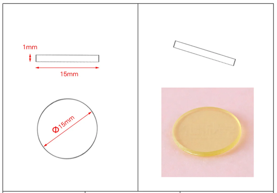 Оптический фильтр с обнаружением длины волны диаметр 15x1 мм|Оптические фильтры| |