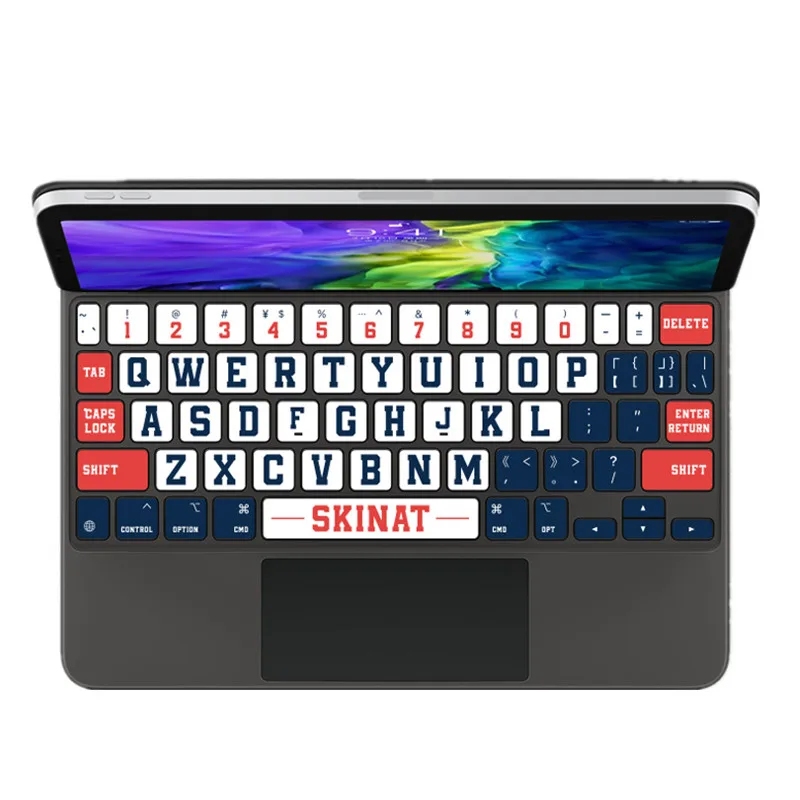 Для iPad Pro Magic Keyboard Protector Skin для 2020 11/12.9 Cover Красочная Пленка|Чехлы клавиатуры| |