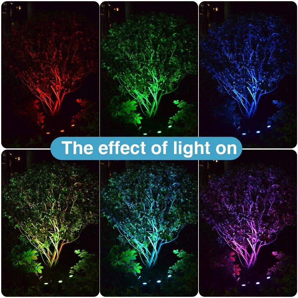 Binval Солнечный подводный светильник Фонтан лампа RGB Светодиодный точечный светильник IP68 бассейн светильник s для сада фонтан Пруд украшения бассейна