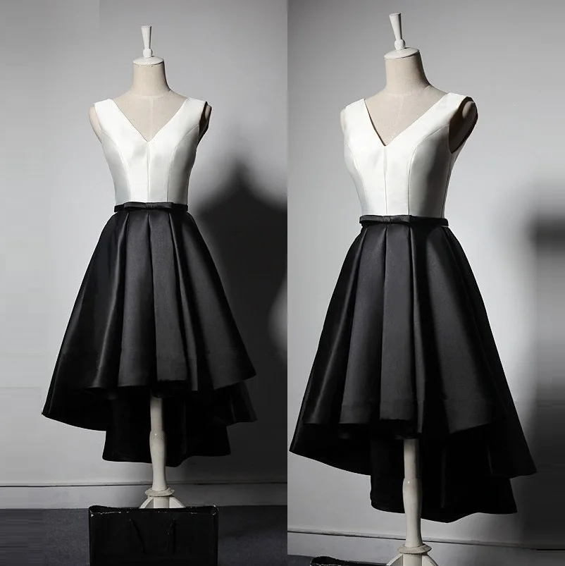 Женские Короткие Формальное вечернее платье размера плюс V образным вырезом