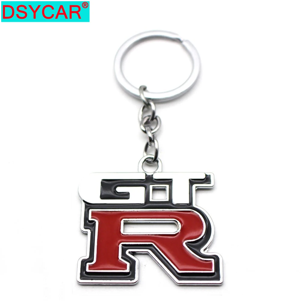 Брелок для ключей DSYCAR металлический хромированный Nissan GTR 1 шт. |