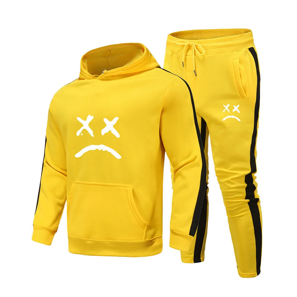 

Men's /Women Sets Hoodies+Pants Hooded Sweatshirt Sweatpants Fashion Slim Fit Men Set Hoodie Pant Hip Hop Pullover Hoody