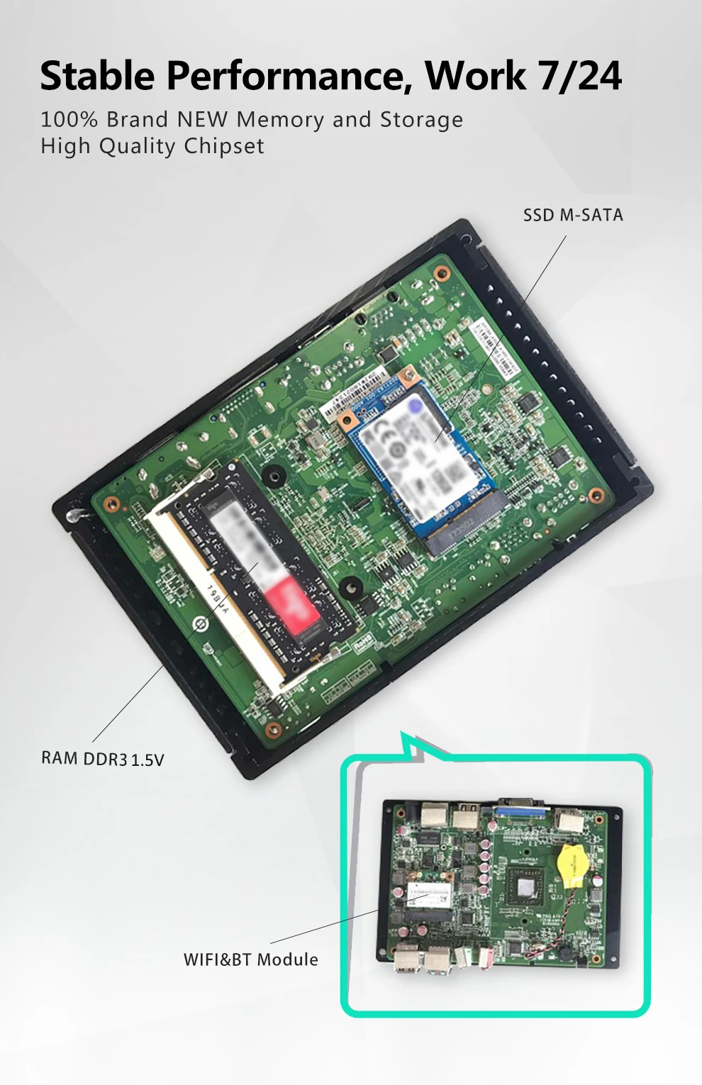 Переносной мини-ПК AMD A6 1450 Quad-core Windows 7/8/10/Linux Безвентиляторный игровой компьютер оперативная память 4G SSD 128G Dual Дисплей HTPC настольных компьютеров