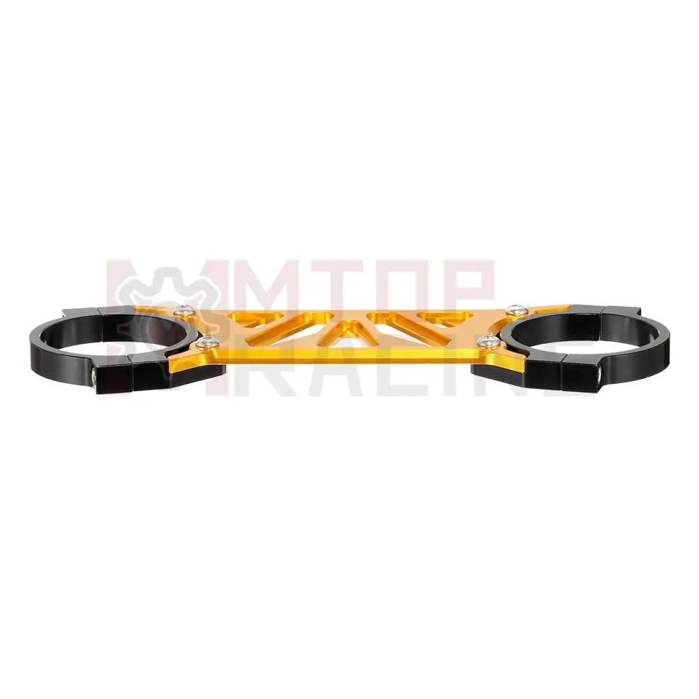 Скоба стабилизатора передней вилки для Yamaha TRX850 1996 1997 1998 63 5 мм серебристая черная