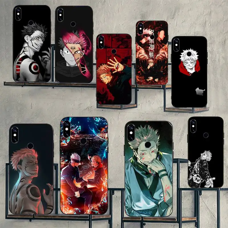 

jujutsu kaisen Phone Case For Xiaomi Redmi 7 8 9t 9se k20 mi8 max3 lite 9 note 9s 10 pro