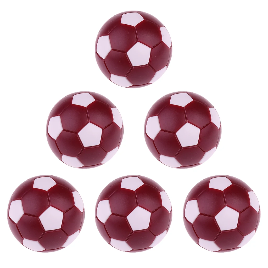 

6 Pieces 36mm Foosball Table Football Table Soccer Durable Replacement Balls