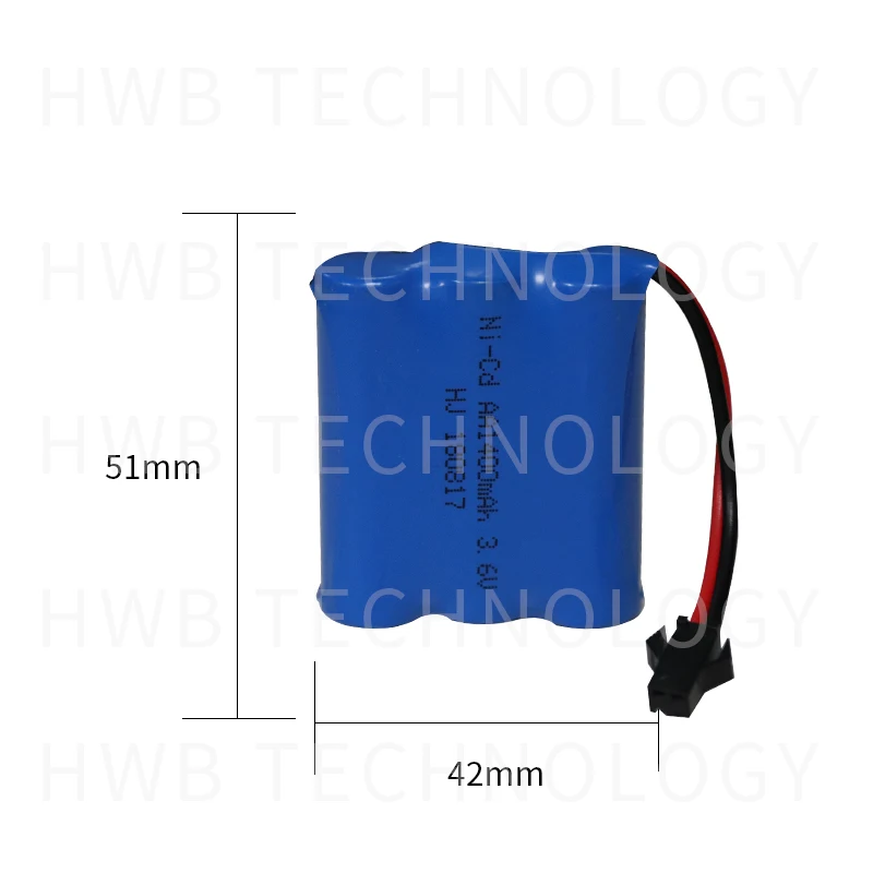 Аккумуляторная батарея 3 6 В перезаряжаемая никель кадмиевая 1400 мАч aa упаковка