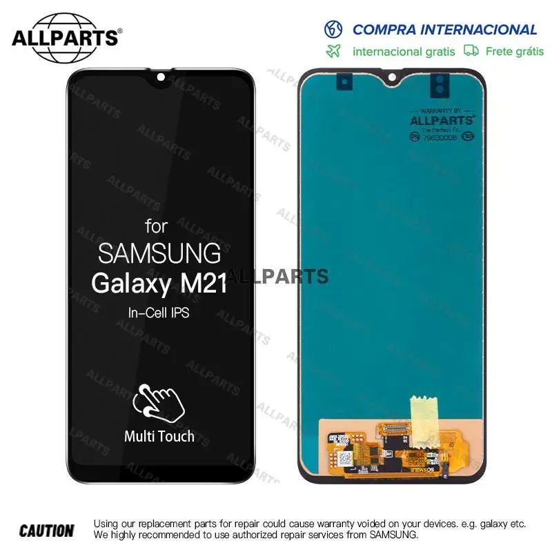

6,4 дюймовый IPS-дисплей Incell для SAMSUNG Galaxy M21 M215 M215F, ЖК-дисплей с сенсорным экраном, дигитайзер, SM-M215F SM-M215F/DS SM-M215F/DSN