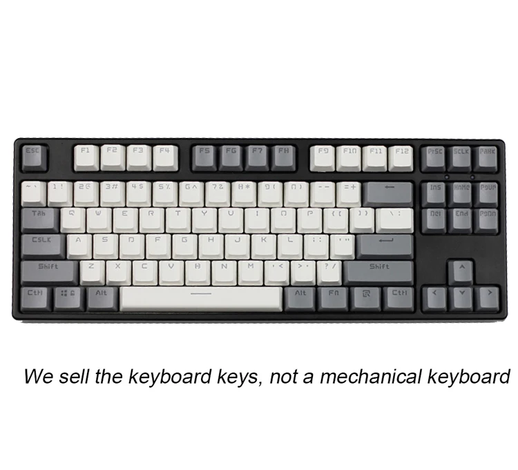 Розовый Фиолетовый Синий механическая клавиатура Ключ Крышка 104/87 keycap ABS Прозрачный ключ крышка для игр механическая клавиатура MX брелки