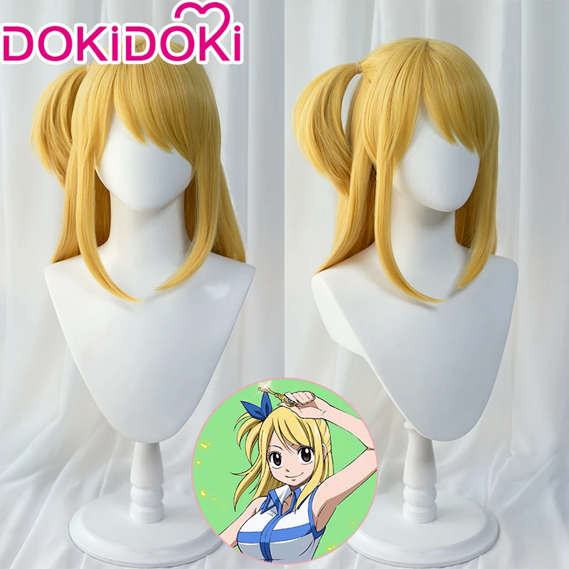 Парик DokiDoki для косплея Люси из аниме Волшебный хвост |