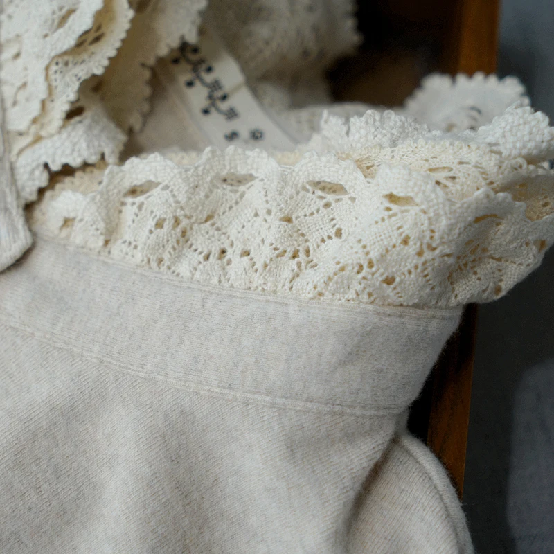 Spring Autumn New Arrival Women Brief Basic Loose Mori Girls Japanese Style Comfortable Elastic Knitted Cotton T-shirts 6 Colors | Женская