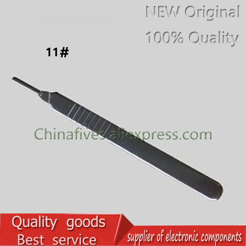 11 handle 10 шт. 11#- 23# углеродистая сталь хирургические скальпель лезвия+ 1 шт. 4# ручка скальпель Режущий инструмент для домашнего творчества PCB ремонт животных хирургический нож - Цвет: 11 handle