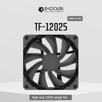 id cooling tf 12025 120mm computer pc fan dc 12v pwm quiet case chassis heatsink cooler water cooling system radiator