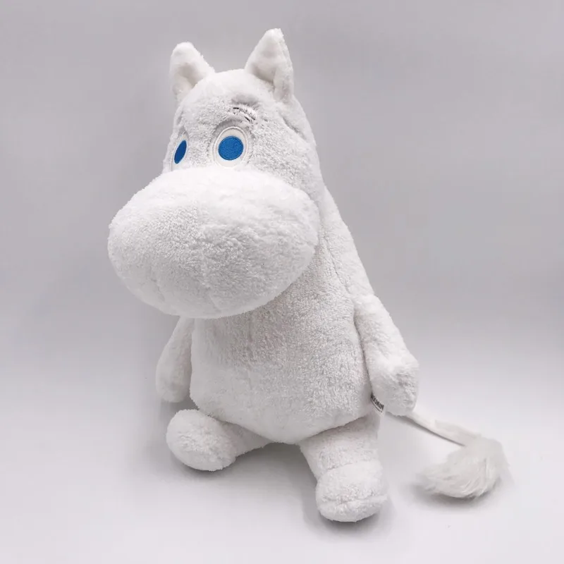 Подлинная авторизация высокое качество Moomin 35 см, сидячий, плюшевый куклы короткие плюшевые игрушки на день рождения Рождественский подарок для мальчиков и девочек