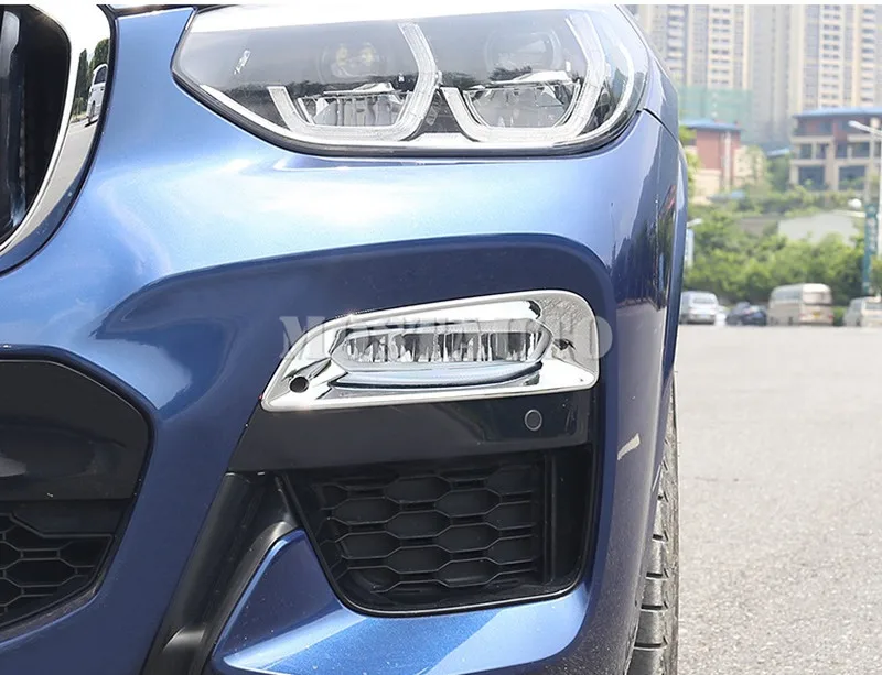 Накладка на передсветильник противотуманную фару для BMW X3 G01 из АБС-пластика 2018-2021