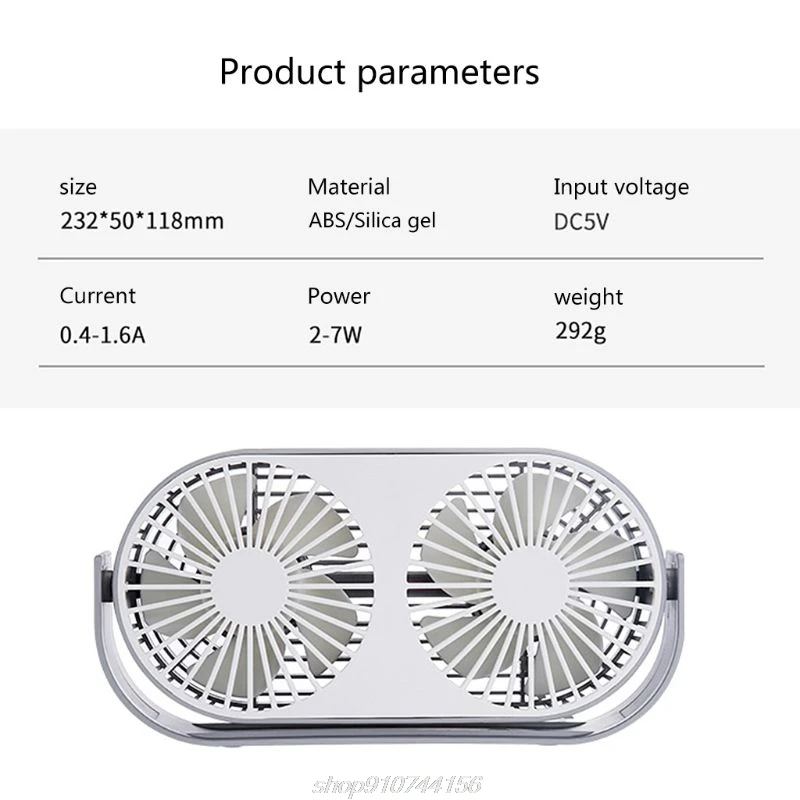 

Small Bean Desktop 2-head Aromatherapy Fan Student 2-leaf Usb Mini Fan Summer Desk Table Cooling Fans D02 20 Dropshipping