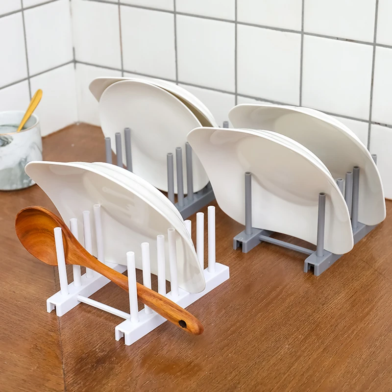 

Display Holder Kitchen Sink Drain Rack Storage Organizer Dish Drying Rack Holder Drainer Plastic Plate Cups Stand