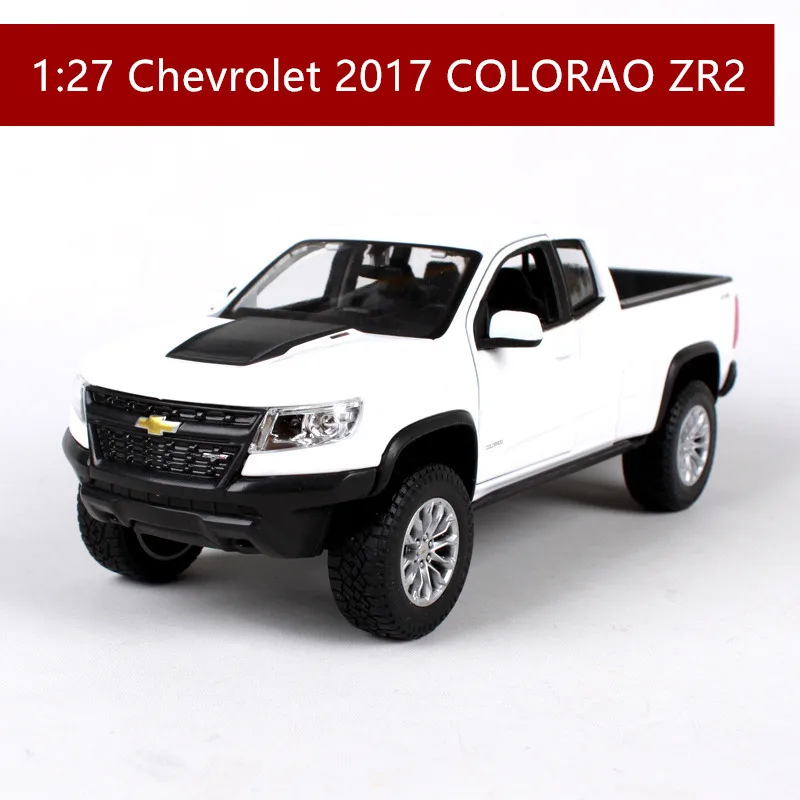 2017-ZR2 Maisto 1:24 Chevrolet Colorado Pickup модель автомобиля Моделирование Украшение автомобиля коллекция Подарочная игрушка - Цвет: 2017-ZR2