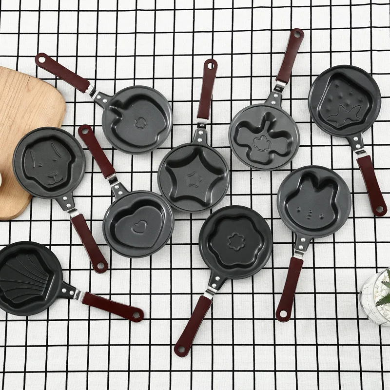 Мини Сковорода с милым мультяшным рисунком антипригарные формы для кастрюль