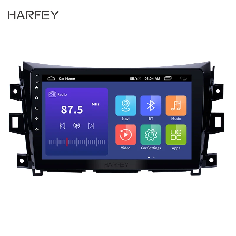 Мультимедийный плеер Harfey Android 9 0 HD 10 1 дюйма Автомагнитола для 2011-2016 Nissan NAVARA Frontier
