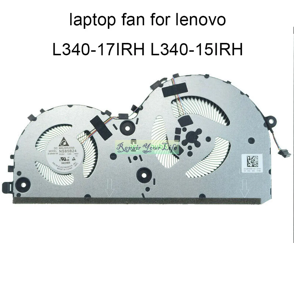 Новый процессор вентилятор охлаждения для Lenovo Ideapad L340 17IRH 15IRH CPU ND85B24 18K01 игровой